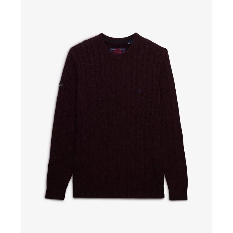Superdry Cable Knit Crew