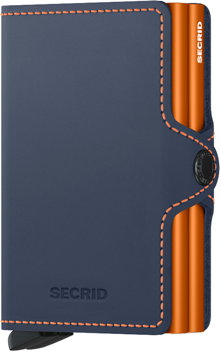 Secrid Matte Twinwallet Blue/Orange