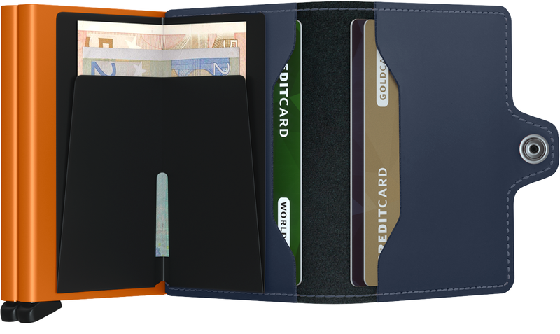 Secrid Matte Twinwallet Blue/Orange