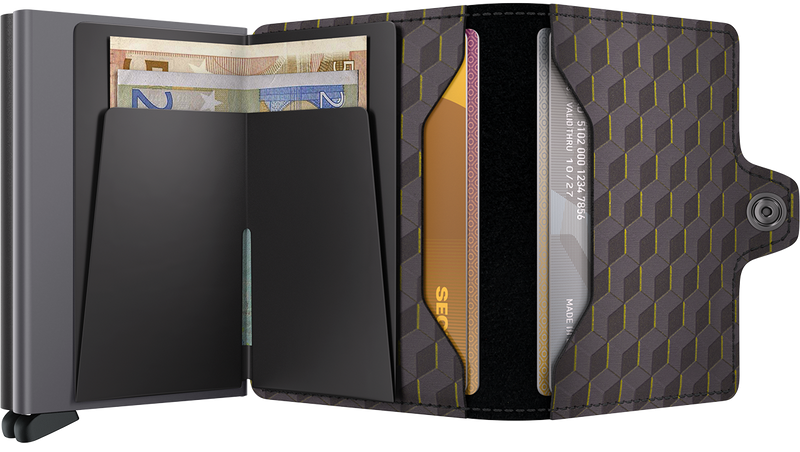 Secrid Twinwallet Optical Grey Yellow