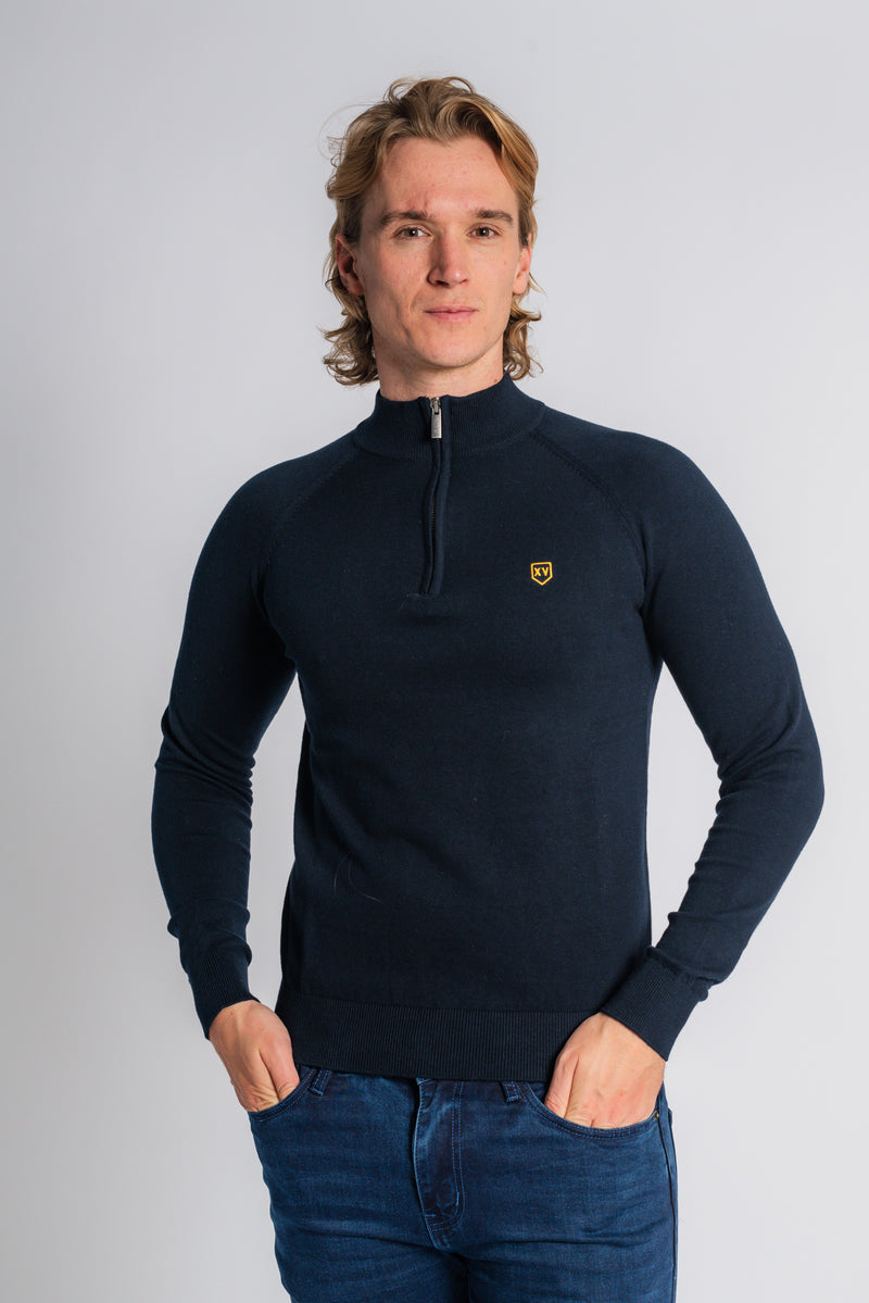 XV Kings Tommy Bowe Unione 1/4 Zip Knit