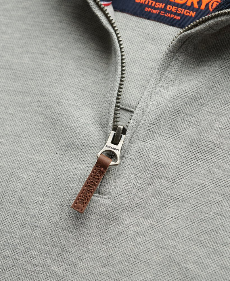 Superdry Essential Pique Half Zip Sweater